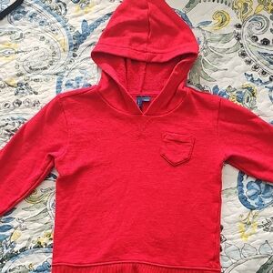 Boys Janie And Jack Red Kids Hoodie Shirt